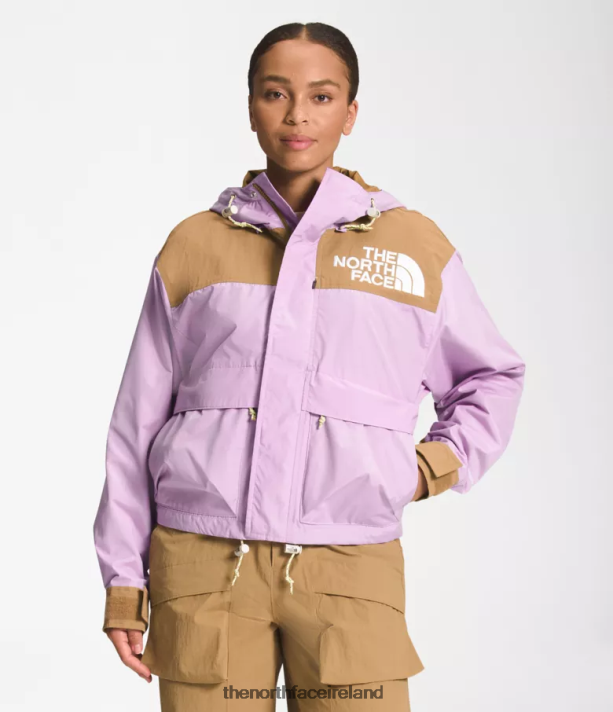 Clothing The North Face Women 86 Low-Fi Hi-Tek Mountain Short Jacket Lupine/Utility Brown 4VP2RZ940
