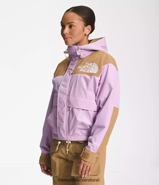 Clothing The North Face Women 86 Low-Fi Hi-Tek Mountain Short Jacket Lupine/Utility Brown 4VP2RZ940