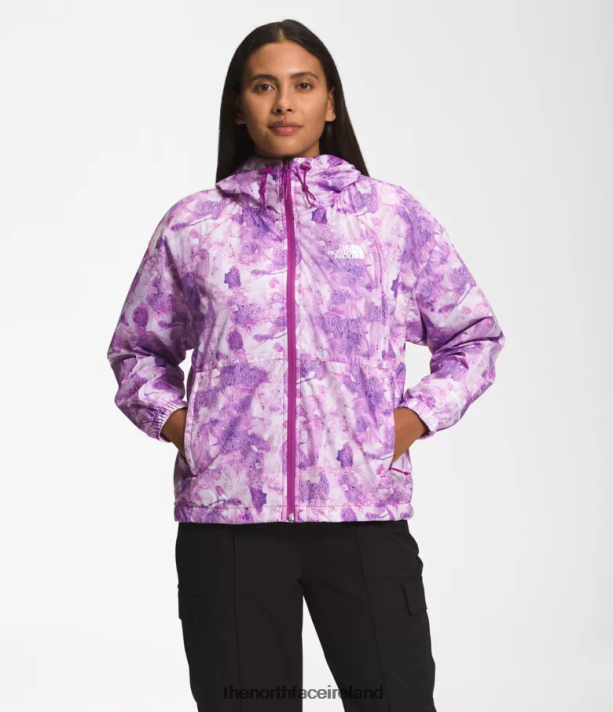 Clothing The North Face Women Hydrenaline Jacket 2000-25'' Length Purple Cactus Flower Tonal Dye Print 4VP2RZ673