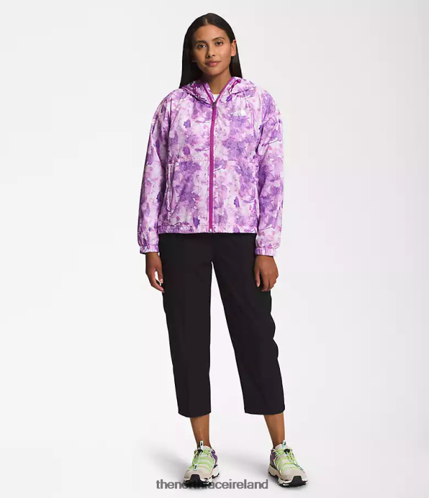 Clothing The North Face Women Hydrenaline Jacket 2000-25\'\' Length Purple Cactus Flower Tonal Dye Print 4VP2RZ673