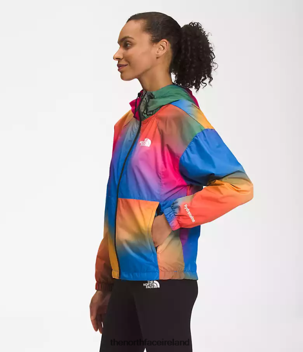 Clothing The North Face Women Hydrenaline Jacket 2000-25\'\' Length Super Sonic Blue Gradient Print 4VP2RZ675