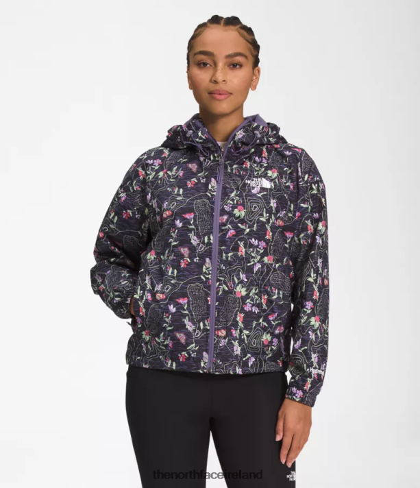 Clothing The North Face Women Hydrenaline Jacket 2000-25'' Length TNF Black Iwd Print 4VP2RZ676