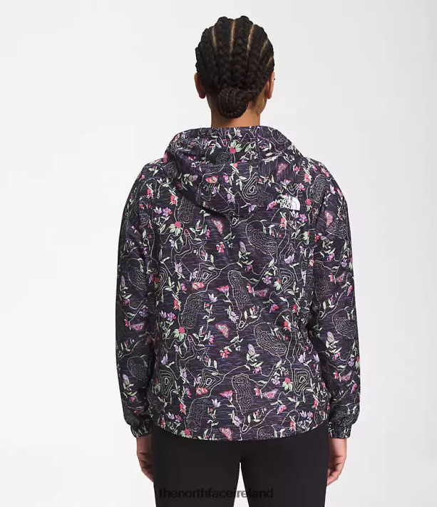 Clothing The North Face Women Hydrenaline Jacket 2000-25\'\' Length TNF Black Iwd Print 4VP2RZ676