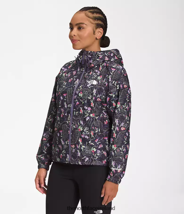 Clothing The North Face Women Hydrenaline Jacket 2000-25\'\' Length TNF Black Iwd Print 4VP2RZ676