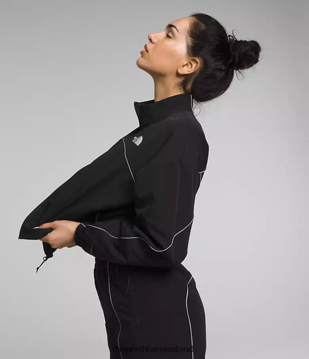 Clothing The North Face Women Tek Piping Wind Jacket TNF Black 4VP2RZ733