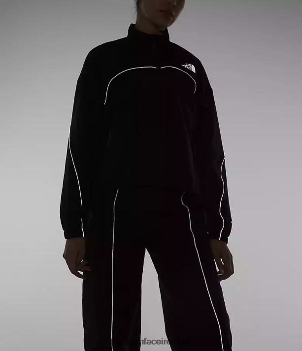 Clothing The North Face Women Tek Piping Wind Jacket TNF Black 4VP2RZ733