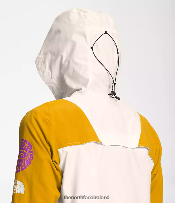 Clothing The North Face Women Trailwear Wind Whistle Jacket Arrowwood Yellow/Gardenia White/TNF Black 4VP2RZ318