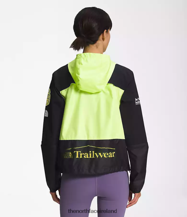 Clothing The North Face Women Trailwear Wind Whistle Jacket TNF Black/Led Yellow 4VP2RZ319