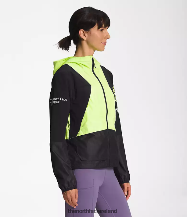 Clothing The North Face Women Trailwear Wind Whistle Jacket TNF Black/Led Yellow 4VP2RZ319