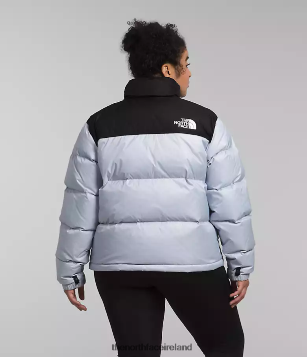 Clothing The North Face Women Plus 1996 Retro Nuptse Jacket Dusty Periwinkle/TNF Black 4VP2RZ797