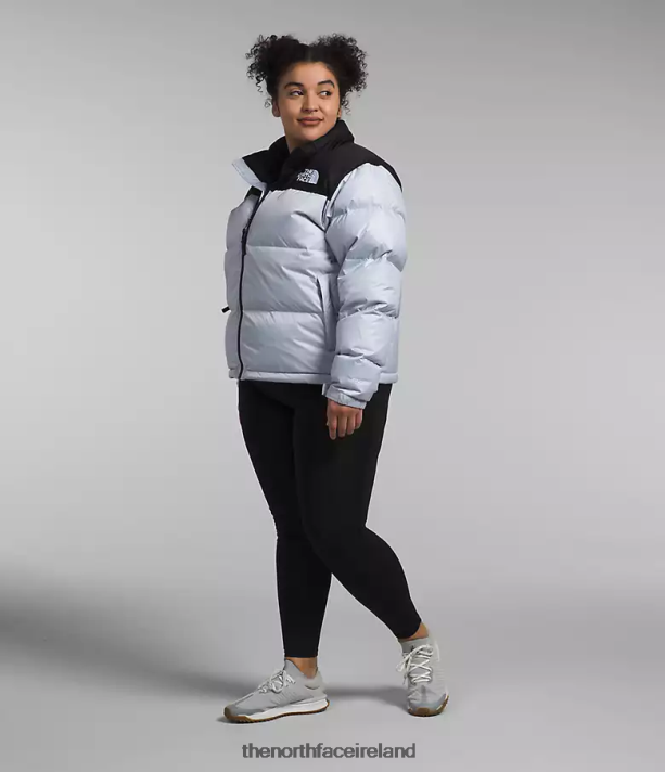 Clothing The North Face Women Plus 1996 Retro Nuptse Jacket Dusty Periwinkle/TNF Black 4VP2RZ797