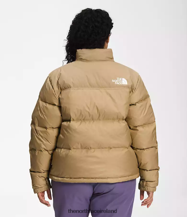 Clothing The North Face Women Plus 1996 Retro Nuptse Jacket Khaki Stone 4VP2RZ800