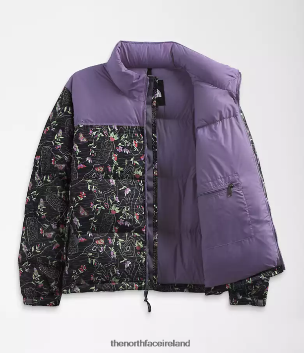 Clothing The North Face Women Plus 1996 Retro Nuptse Jacket TNF Black Iwd Print 4VP2RZ801