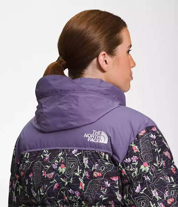 Clothing The North Face Women Plus 1996 Retro Nuptse Jacket TNF Black Iwd Print 4VP2RZ801