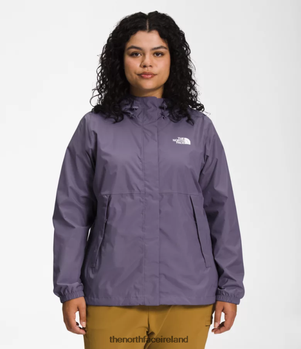 Clothing The North Face Women Plus Antora Jacket Lunar Slate 4VP2RZ240