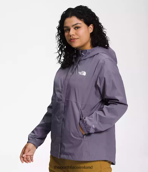 Clothing The North Face Women Plus Antora Jacket Lunar Slate 4VP2RZ240