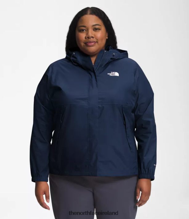Clothing The North Face Women Plus Antora Jacket Summit Navy 4VP2RZ239