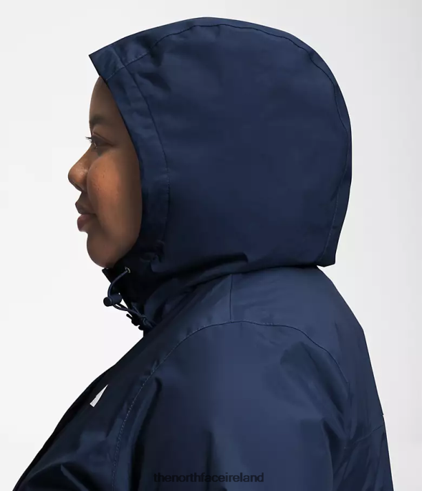 Clothing The North Face Women Plus Antora Jacket Summit Navy 4VP2RZ239