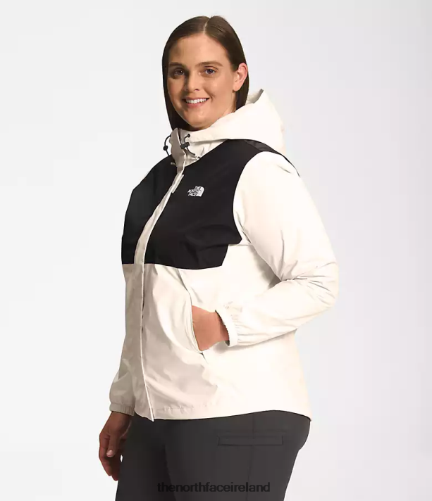 Clothing The North Face Women Plus Antora Jacket TNF Black/Gardenia White 4VP2RZ243
