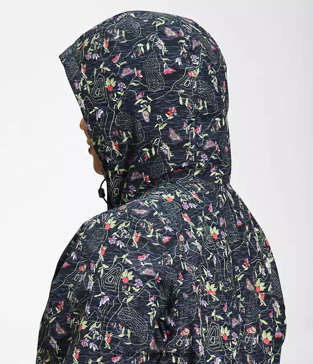 Clothing The North Face Women Plus Antora Jacket TNF Black Iwd Print 4VP2RZ244