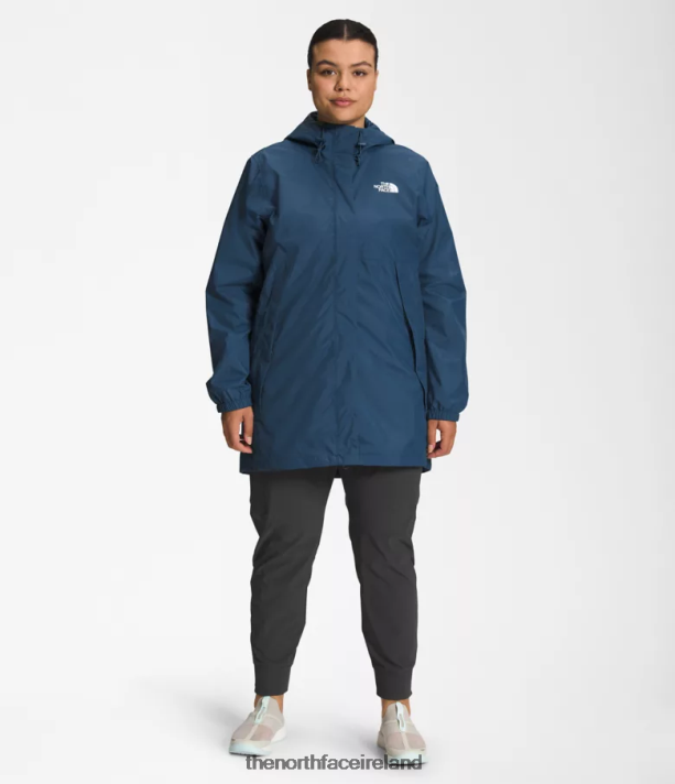 Clothing The North Face Women Plus Antora Parka Shady Blue 4VP2RZ438