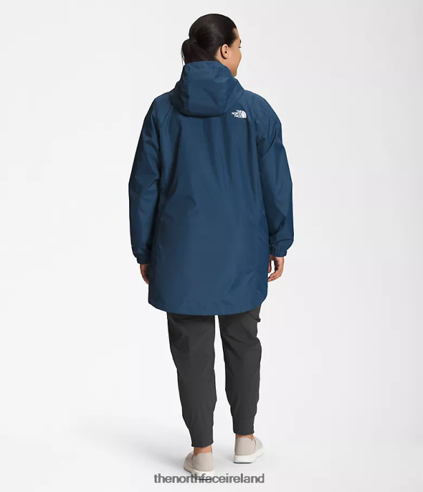 Clothing The North Face Women Plus Antora Parka Shady Blue 4VP2RZ438