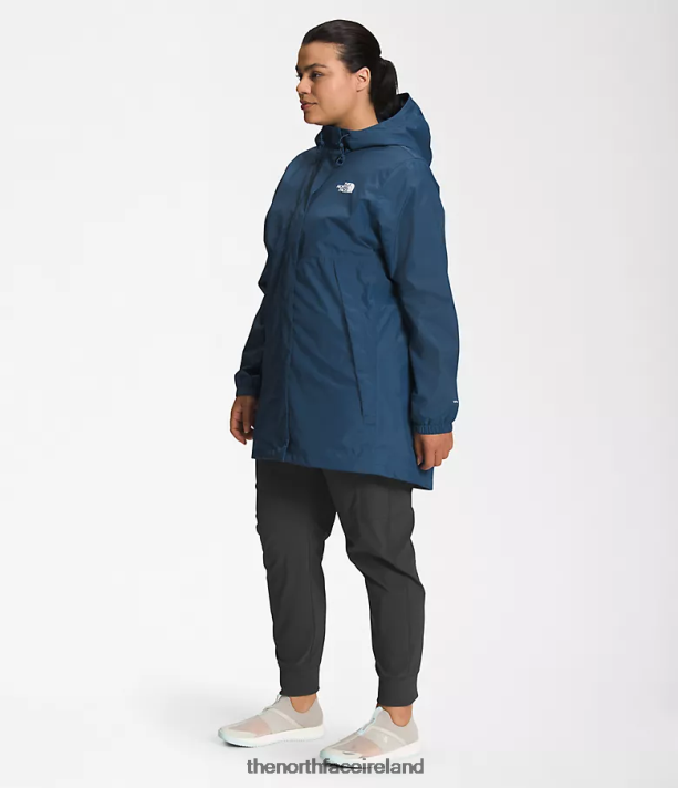 Clothing The North Face Women Plus Antora Parka Shady Blue 4VP2RZ438