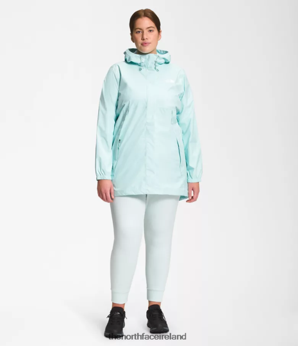 Clothing The North Face Women Plus Antora Parka Skylight Blue 4VP2RZ439