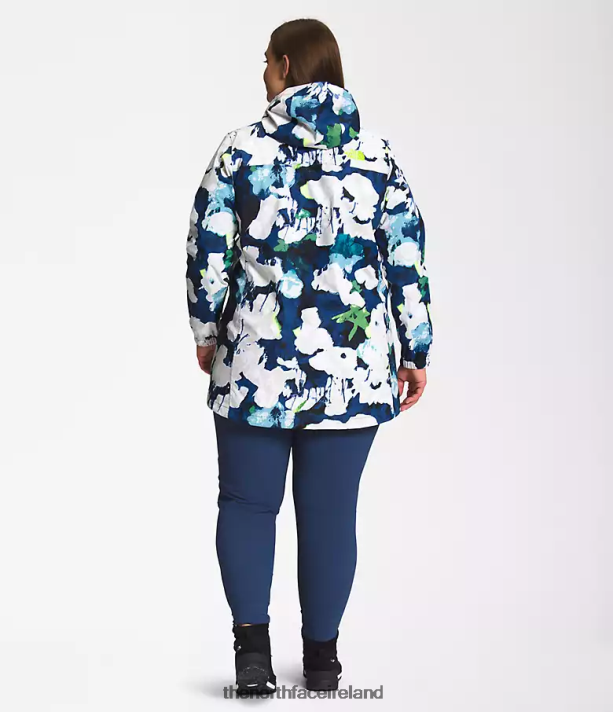 Clothing The North Face Women Plus Antora Parka Smmt Navy Abstract Floral Print 4VP2RZ437