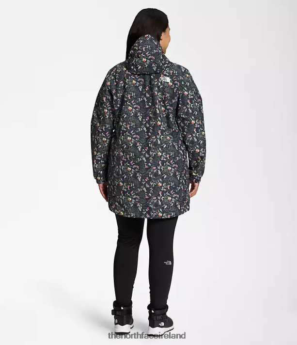 Clothing The North Face Women Plus Antora Parka TNF Black Iwd Print 4VP2RZ440