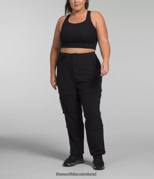 Clothing The North Face Women Plus Bridgeway Zip-Off Pants TNF Black 4VP2RZ59