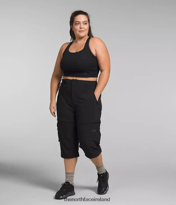 Clothing The North Face Women Plus Bridgeway Zip-Off Pants TNF Black 4VP2RZ59