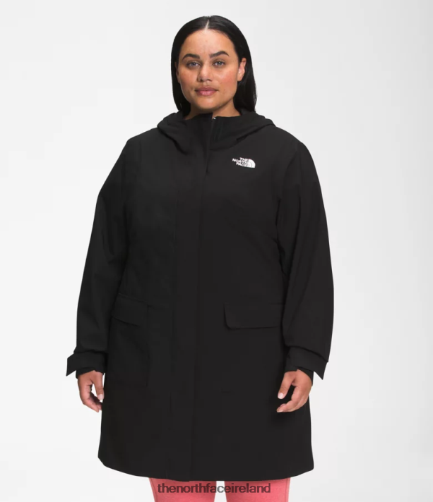 Clothing The North Face Women Plus City Breeze Rain Parka II TNF Black 4VP2RZ1087