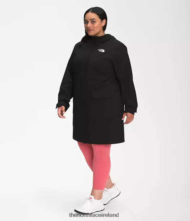 Clothing The North Face Women Plus City Breeze Rain Parka II TNF Black 4VP2RZ1087