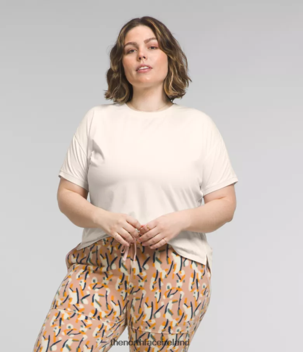 Clothing The North Face Women Plus Dawndream Short-Sleeve Gardenia White Heather 4VP2RZ622