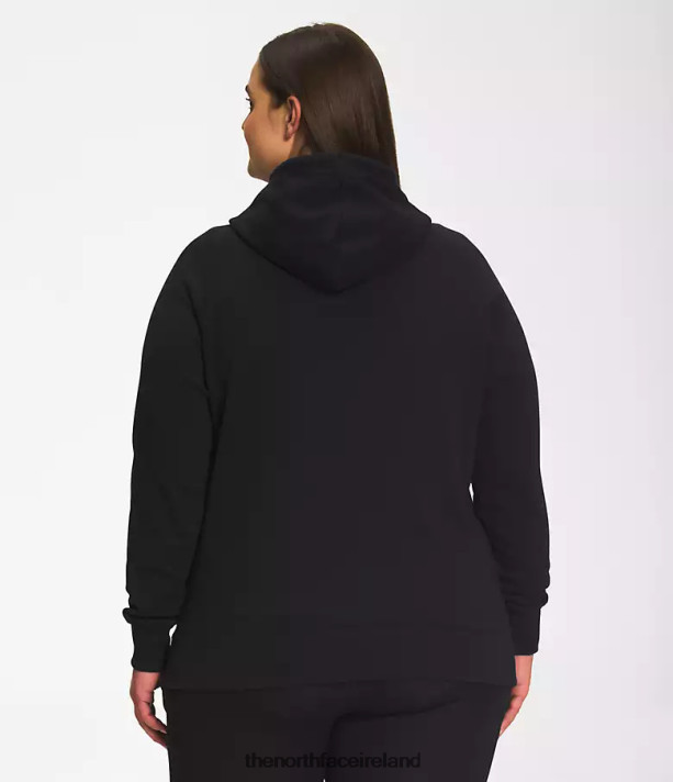 Clothing The North Face Women Plus Half Dome Pullover Hoodie TNF Black/TNF White 4VP2RZ58