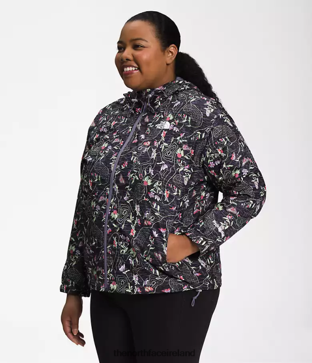 Clothing The North Face Women Plus Hydrenaline Jacket 2000 TNF Black Iwd Print 4VP2RZ734