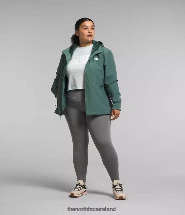 Clothing The North Face Women Plus Shelbe Raschel Hoodie Dark Sage 4VP2RZ245