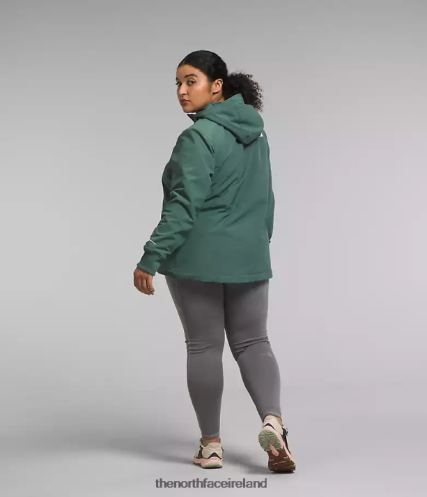 Clothing The North Face Women Plus Shelbe Raschel Hoodie Dark Sage 4VP2RZ245