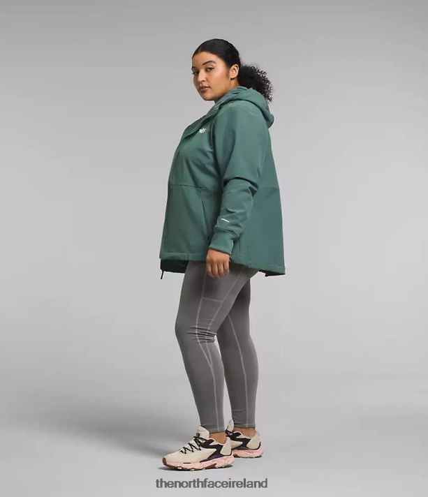 Clothing The North Face Women Plus Shelbe Raschel Hoodie Dark Sage 4VP2RZ245