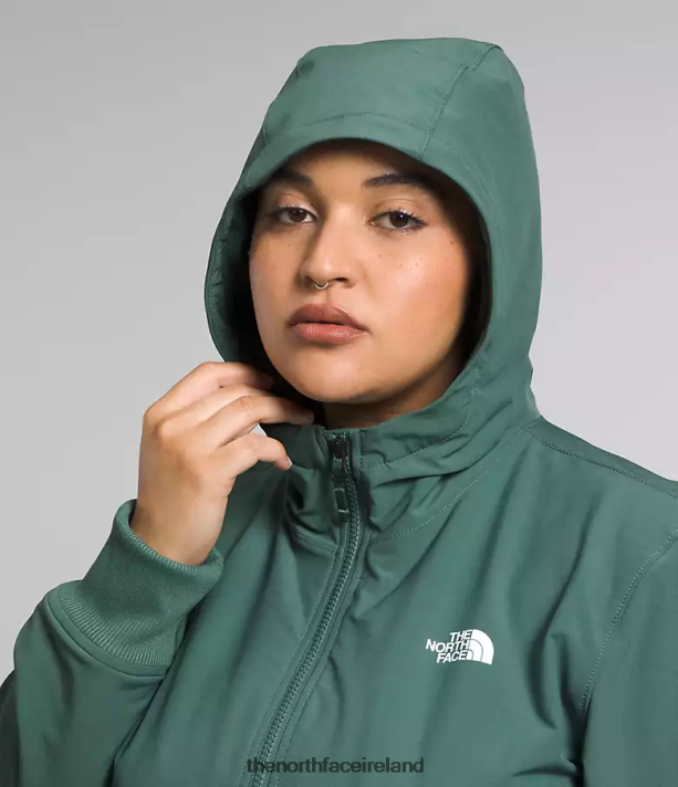 Clothing The North Face Women Plus Shelbe Raschel Hoodie Dark Sage 4VP2RZ245