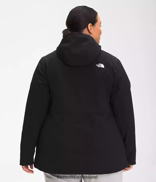 Clothing The North Face Women Plus Shelbe Raschel Hoodie TNF Black 4VP2RZ1176