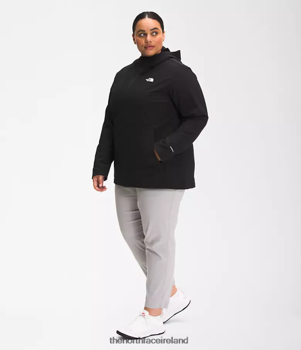 Clothing The North Face Women Plus Shelbe Raschel Hoodie TNF Black 4VP2RZ1176