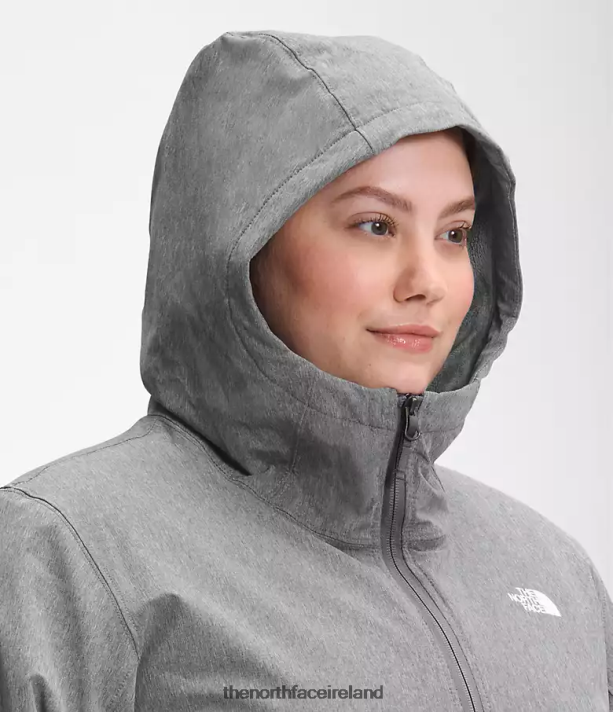 Clothing The North Face Women Plus Shelbe Raschel Hoodie TNF Medium Grey Heather 4VP2RZ1177