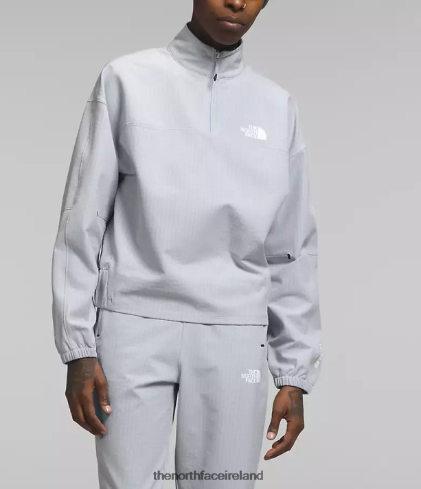 Clothing The North Face Women Tekware Grid 1/4 Zip Dusty Periwinkle Heather 4VP2RZ248