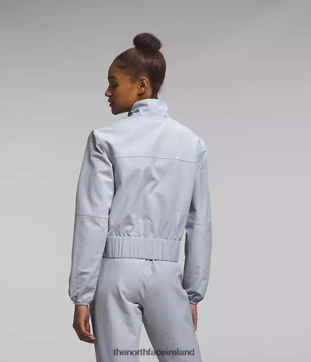 Clothing The North Face Women Tekware Grid Full-Zip Dusty Periwinkle Heather 4VP2RZ569