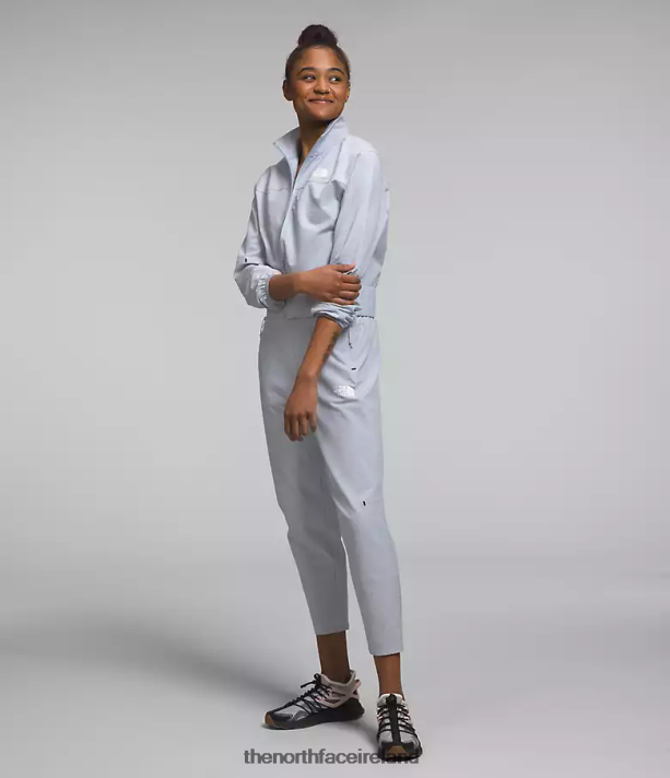 Clothing The North Face Women Tekware Grid Full-Zip Dusty Periwinkle Heather 4VP2RZ569