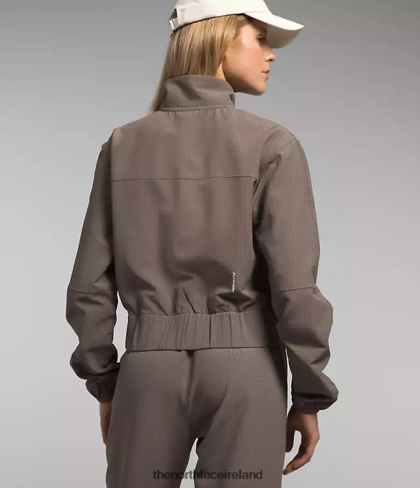 Clothing The North Face Women Tekware Grid Full-Zip Falcon Brown 4VP2RZ570