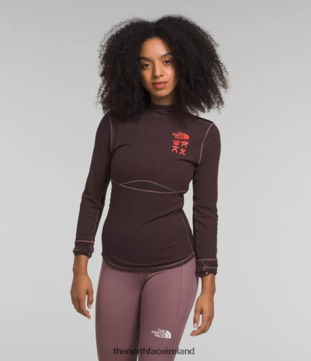 Clothing The North Face Women Trailwear Ursa Major Long-Sleeve Coal Brown 4VP2RZ1147