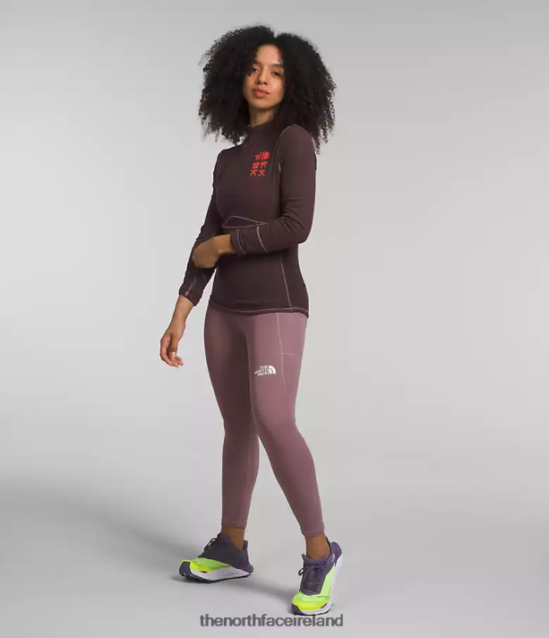 Clothing The North Face Women Trailwear Ursa Major Long-Sleeve Coal Brown 4VP2RZ1147